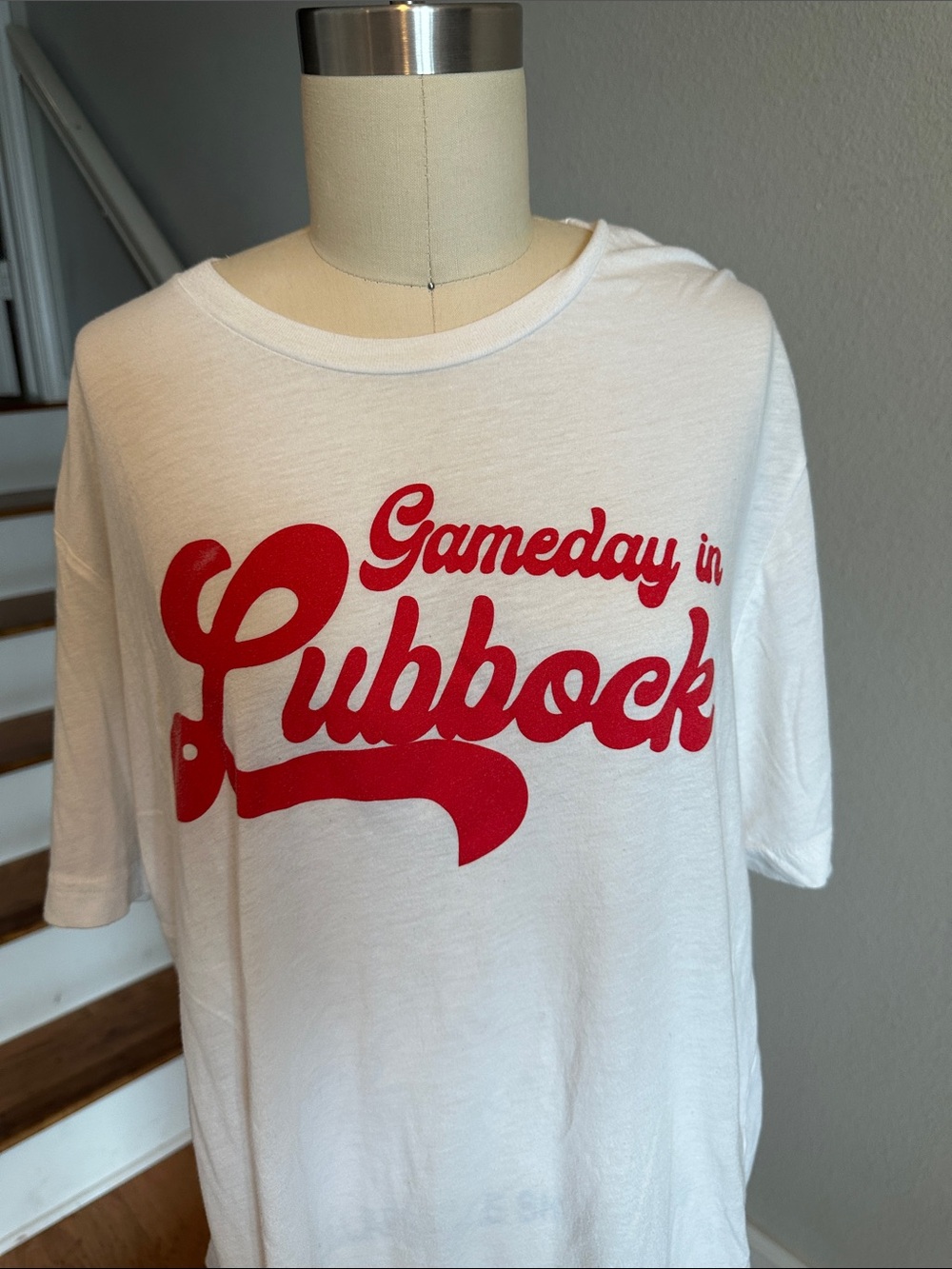 Game Day In Lubbock Retro Texas Tech Soft Tshirt - Picture 2 of 4
